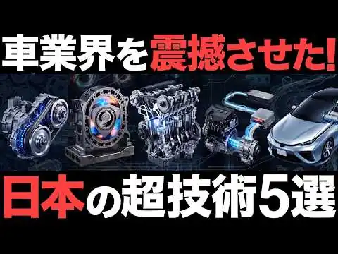 画像 【衝撃】自動車業界を震撼させた…日本の超技術 5選
